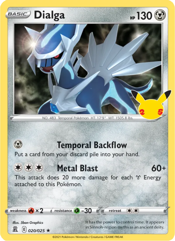 Dialga, Celebrations 020/025
