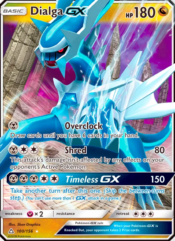 Dialga GX, Ultra Prism 100/156