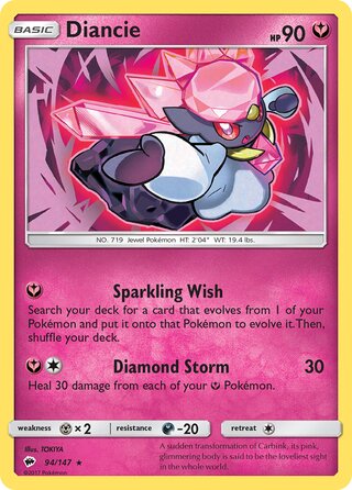 Diancie, WC Deck 2017 (Infinite Force) 094/147