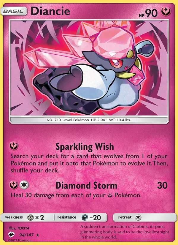 Diancie, Burning Shadows 094/147