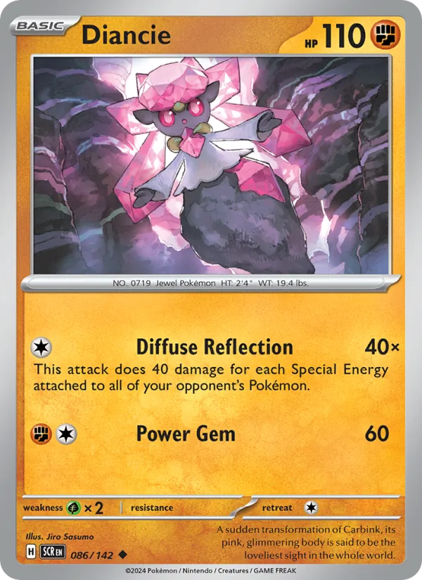 Diancie, Stellar Crown 086/142