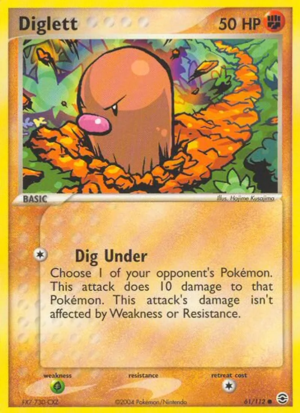 Diglett, FireRed & LeafGreen 061/112
