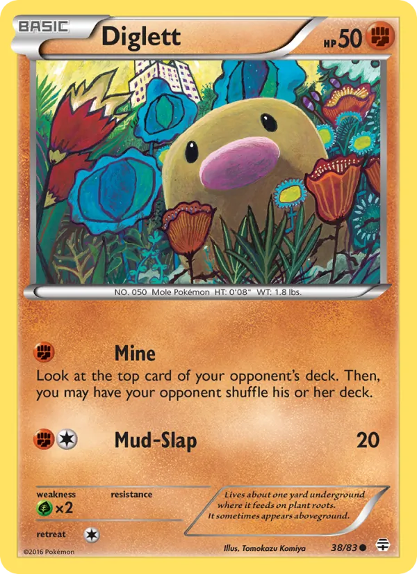 Diglett, Generations 038/083