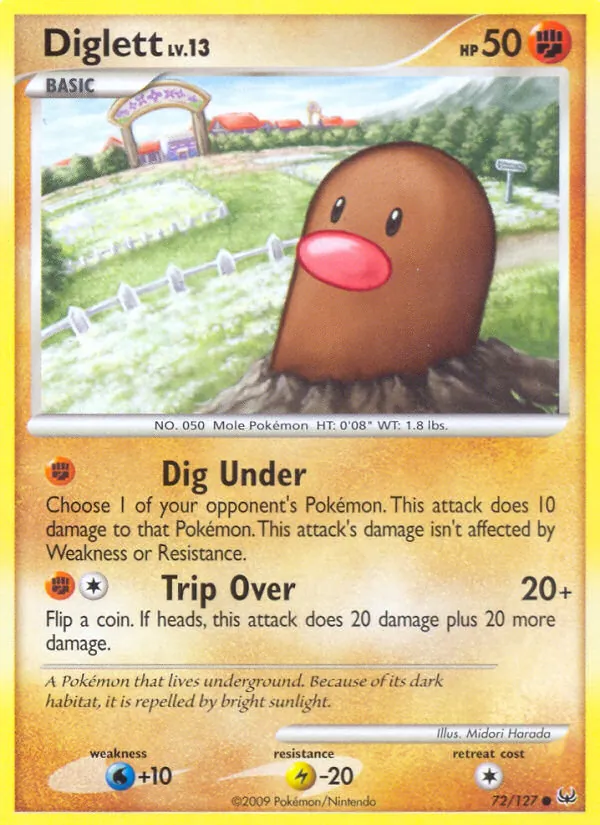 Diglett, Platinum 072/127
