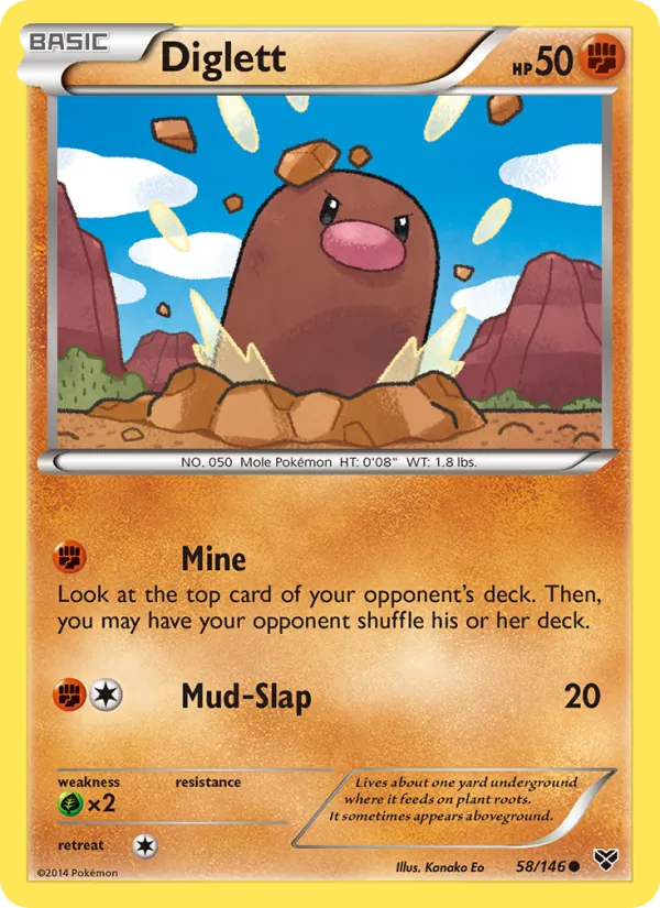 Diglett, XY 058/146