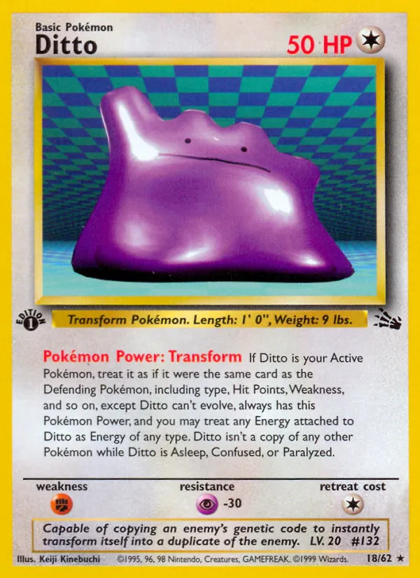 Ditto, Fossil 018/062