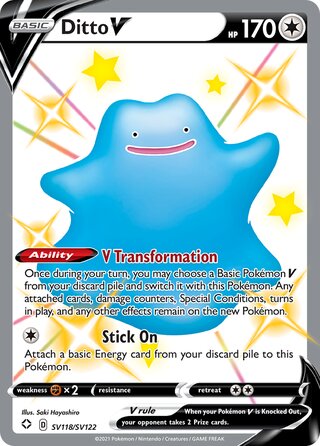 Ditto V, Shining Fates SV118/SV122