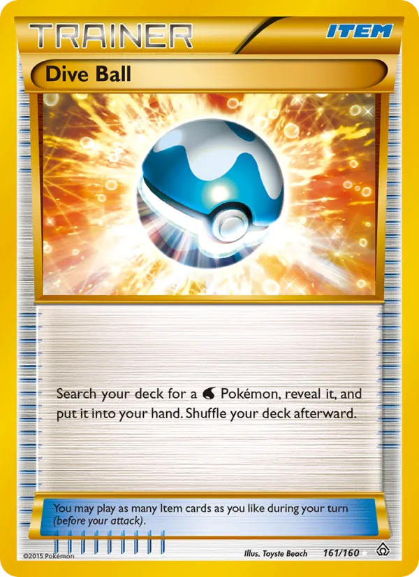 Dive Ball, Primal Clash 161/160
