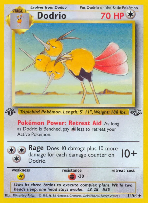 Dodrio, Jungle 034/064