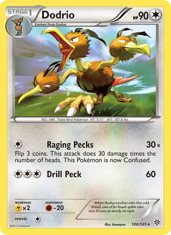 Dodrio, Plasma Storm 100/135