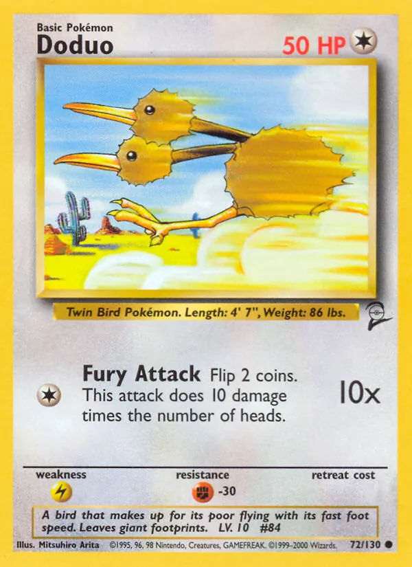 Doduo, Base Set 2 072/130