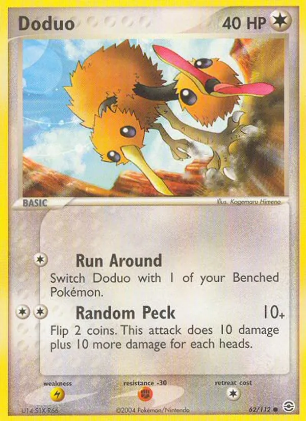 Doduo, FireRed & LeafGreen 062/112