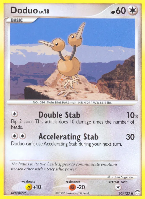 Doduo, Mysterious Treasures 080/123