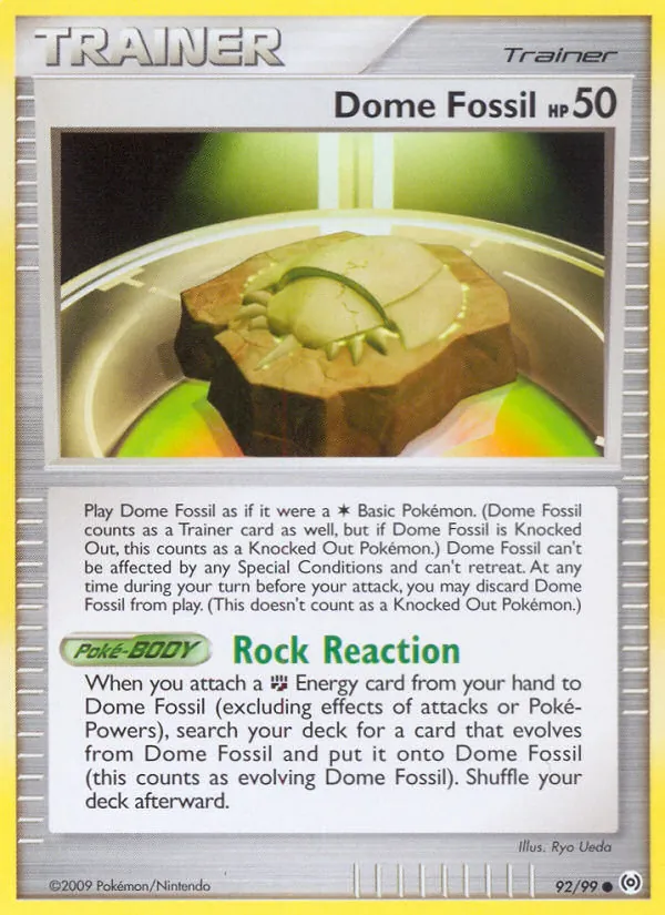 Dome Fossil, Arceus 092/099