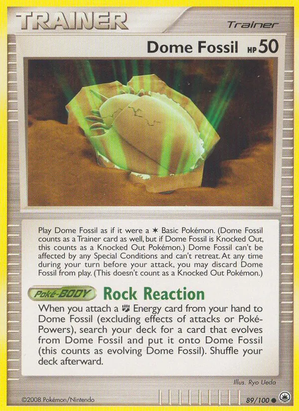 Dome Fossil, Majestic Dawn 089/100