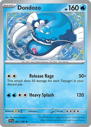 Dondozo, Play! Pokémon Prize Pack Series Three 061/198
