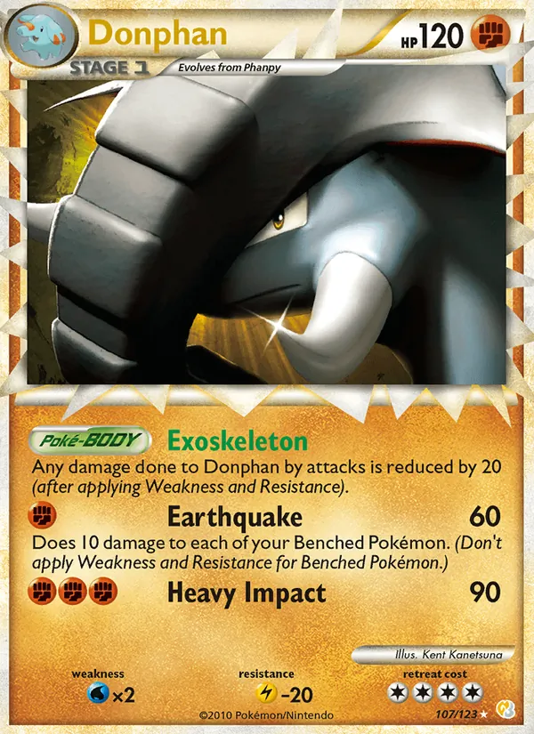Donphan, HeartGold & SoulSilver 107/123