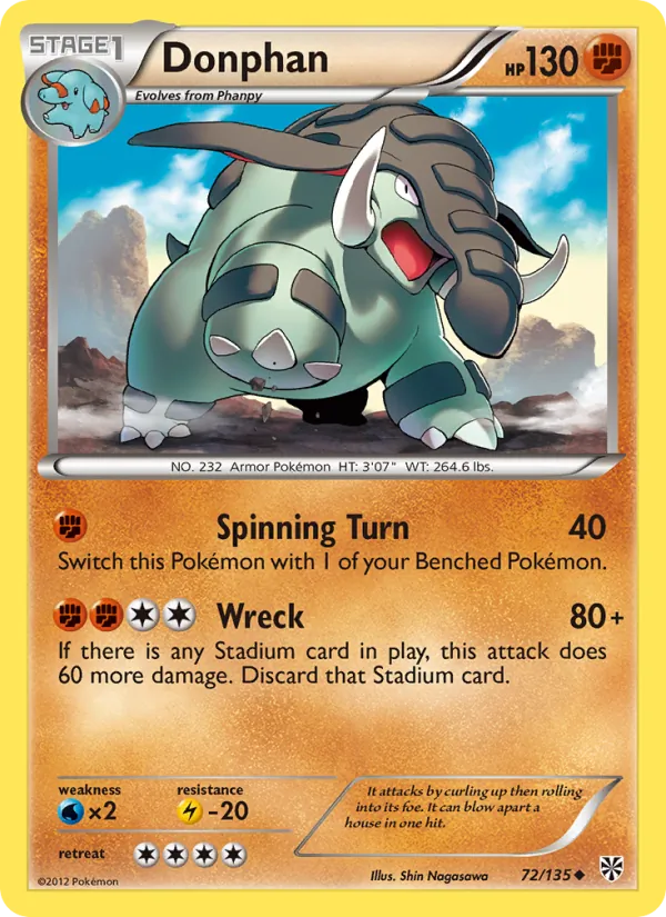 Donphan, Plasma Storm 072/135