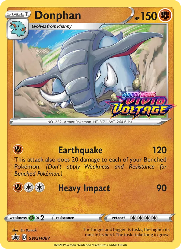 Donphan, SWSH Black Star Promos SWSH067/307