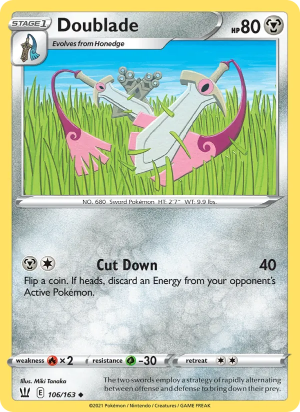 Doublade, Battle Styles 106/163
