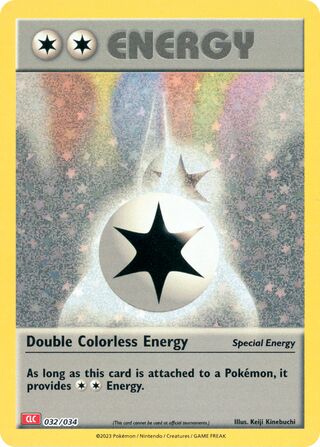 Double Colorless Energy, Pokémon TCG Classic (Charizard) 032/034