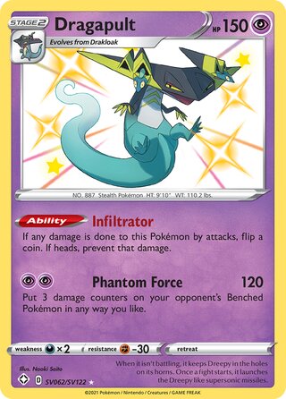 Dragapult, Shining Fates SV062/SV122