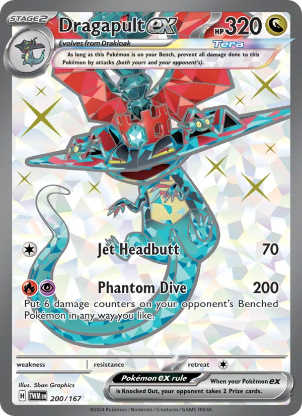 Dragapult EX, Twilight Masquerade 200/167