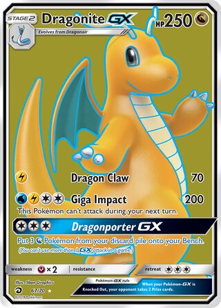 Dragonite GX, Dragon Majesty 067/070