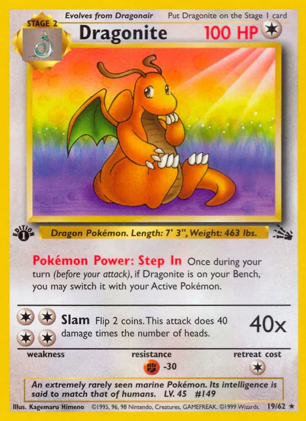Dragonite, Fossil 019/062