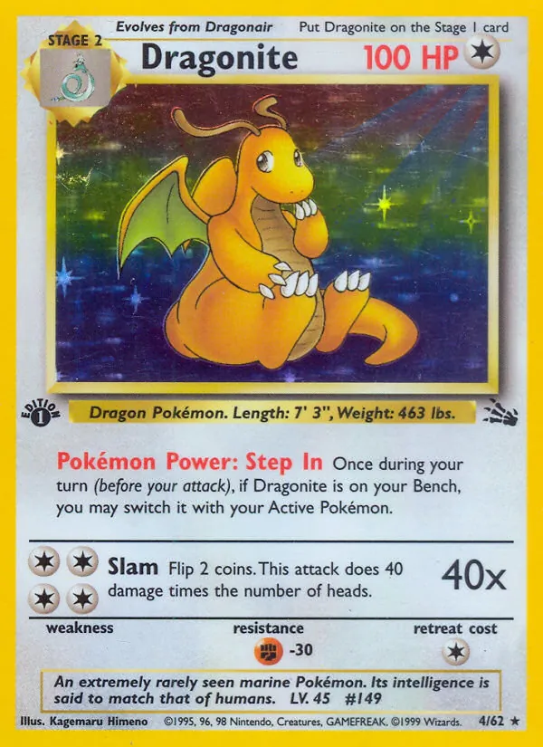 Dragonite, Fossil 004/062