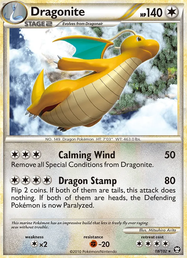 Dragonite, Triumphant 018/102