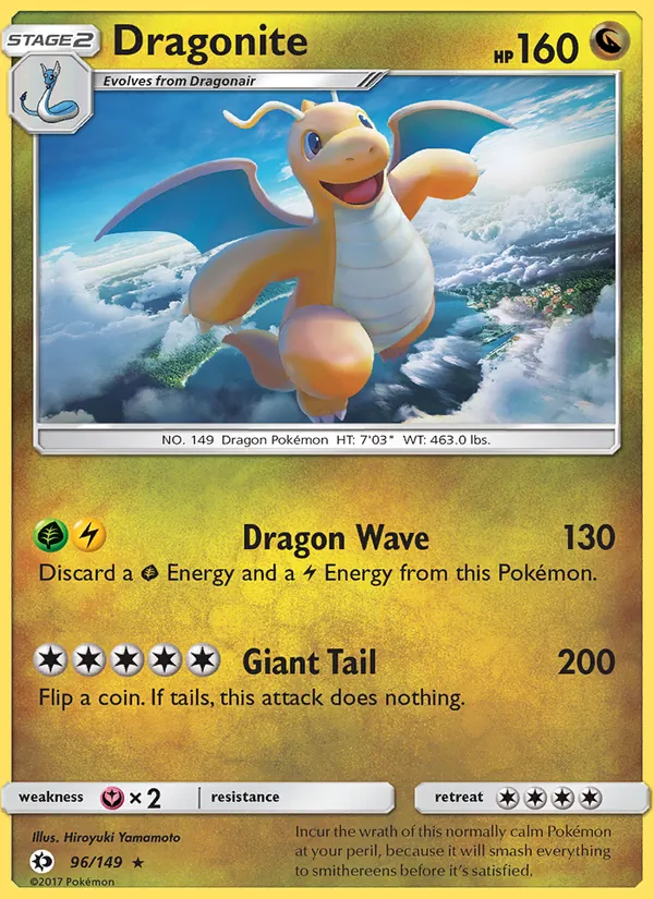 Dragonite, Sun & Moon 096/149