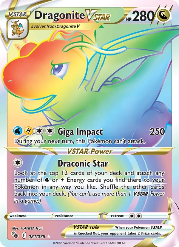 Dragonite VSTAR, Pokémon GO 081/078