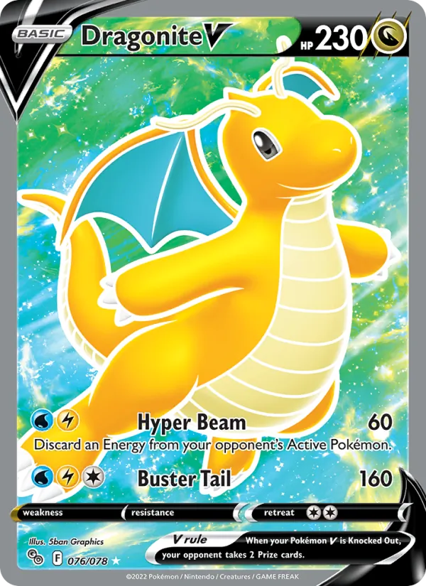 Dragonite V, Pokémon GO 076/078