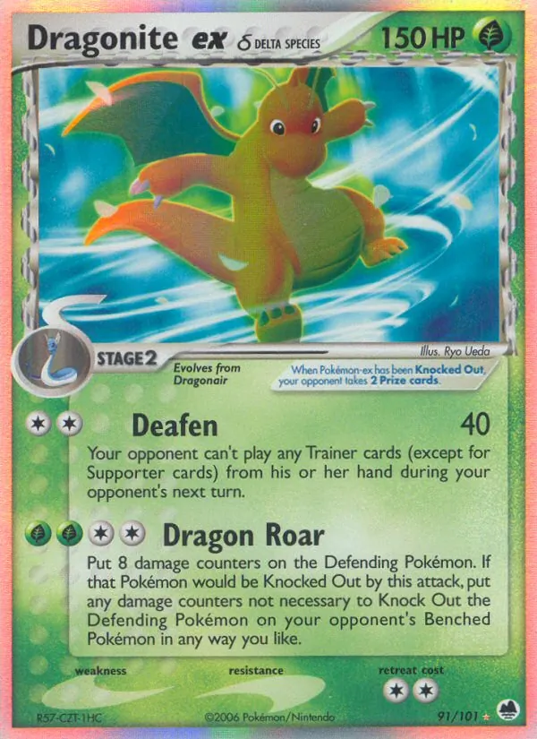 Dragonite ex δ, Dragon Frontiers 091/101