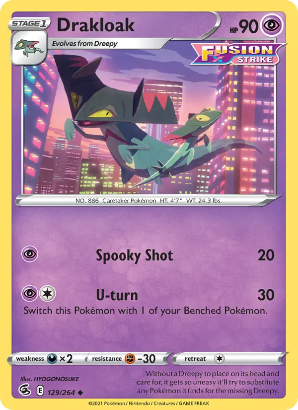 Drakloak, Fusion Strike 129/264