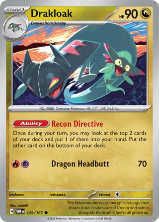 Drakloak, Play! Pokémon Prize Pack Series Six 129/167