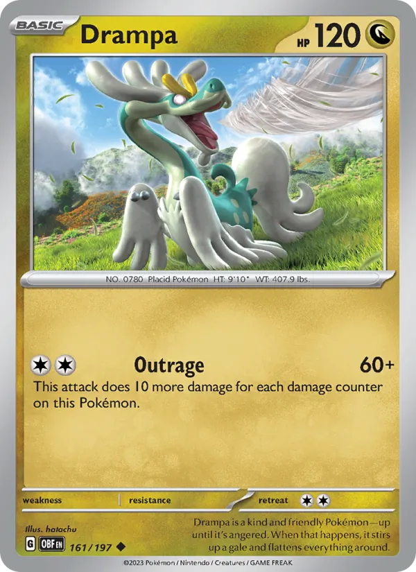 Drampa, Obsidian Flames 161/197