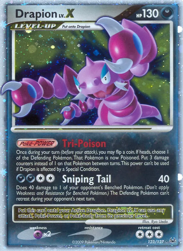 Drapion LV.X, Platinum 123/127