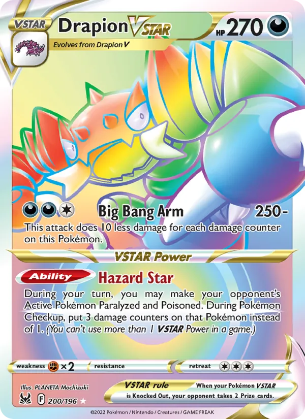 Drapion VSTAR, Lost Origin 200/196