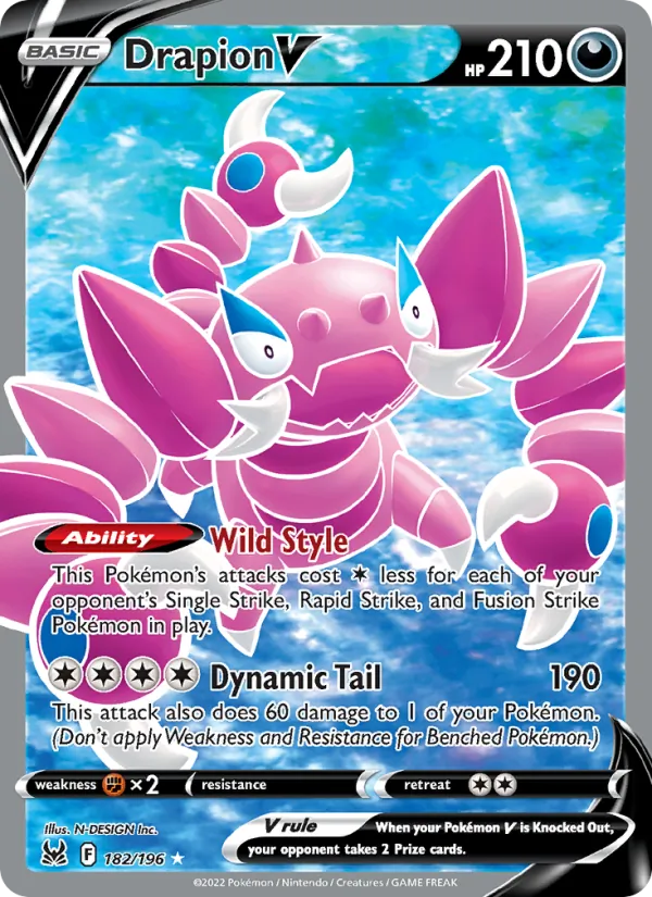 Drapion V, Lost Origin 182/196