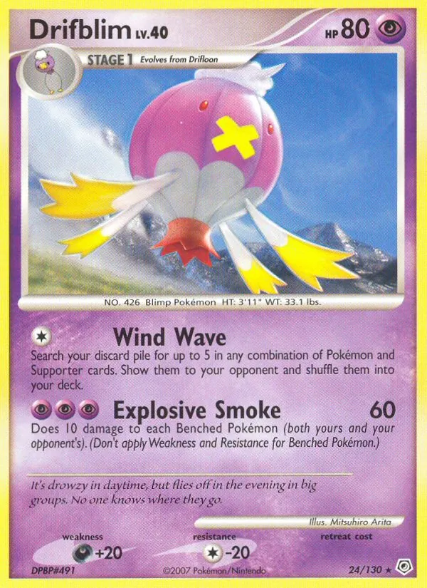 Drifblim, Diamond & Pearl 024/130
