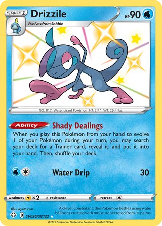 Drizzile, Shining Fates SV026/SV122