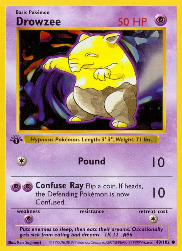 Drowzee, Base 049/102