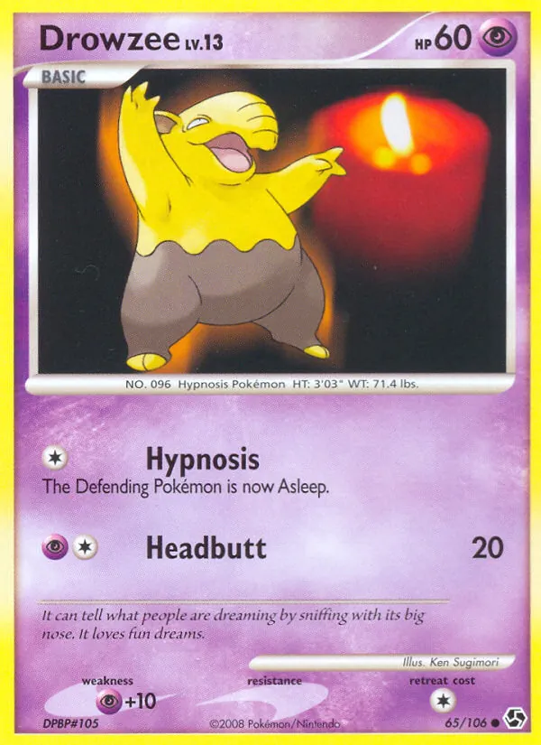 Drowzee, Great Encounters 065/106