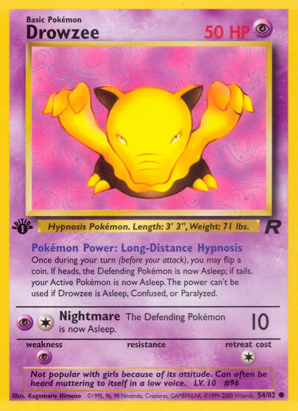 Drowzee, Team Rocket 054/082