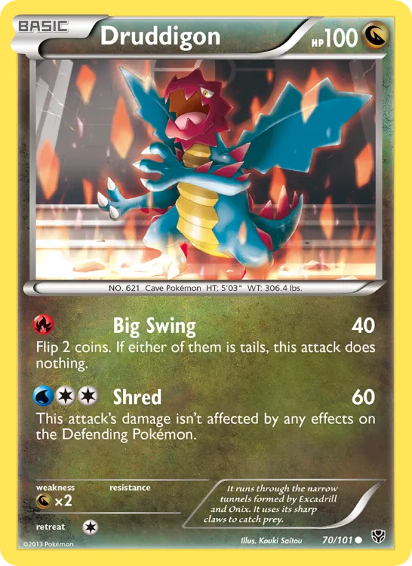 Druddigon, Plasma Blast 070/101