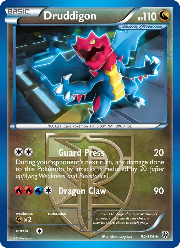 Druddigon, Plasma Storm 094/135