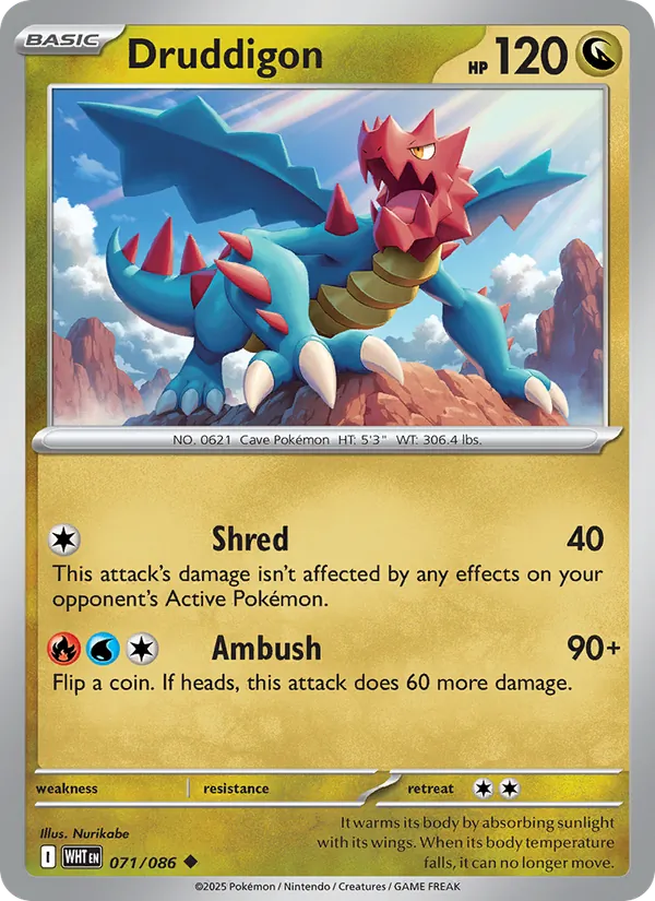 Druddigon, White Flare 071/086