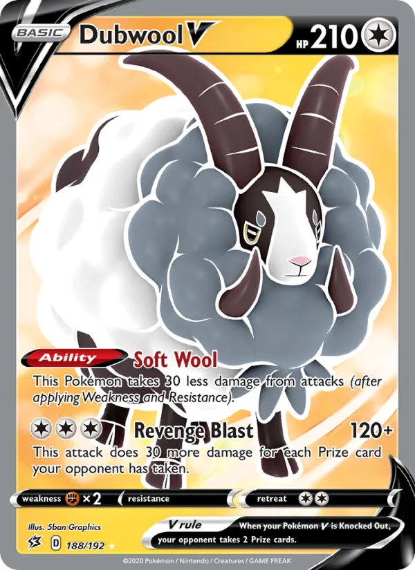 Dubwool V, Rebel Clash 188/192